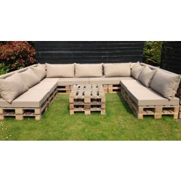 gek Relativiteitstheorie te ontvangen Plofkussen voor palletkussen 120 x 40