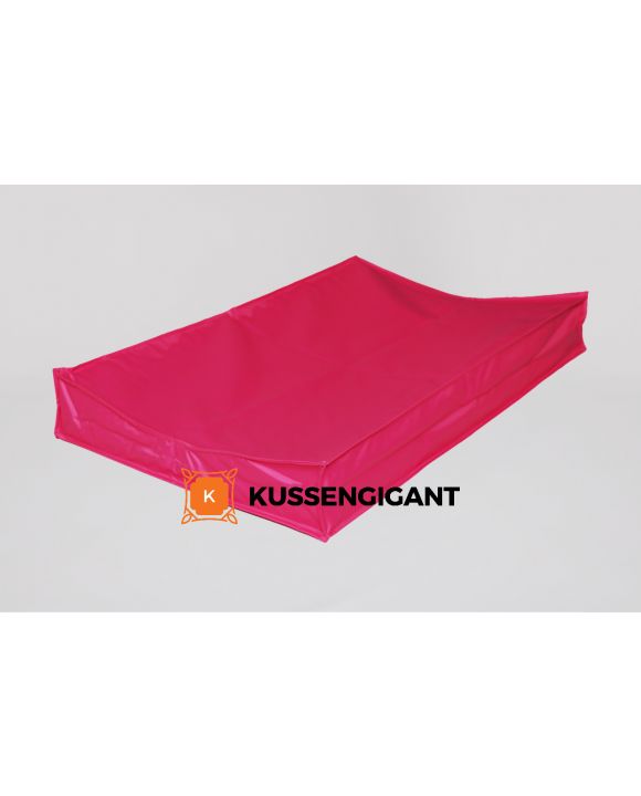 Aankleedkussen fuchsia XXL 90x55cm, Aankleedkussen fuchsia XL 70x45cm